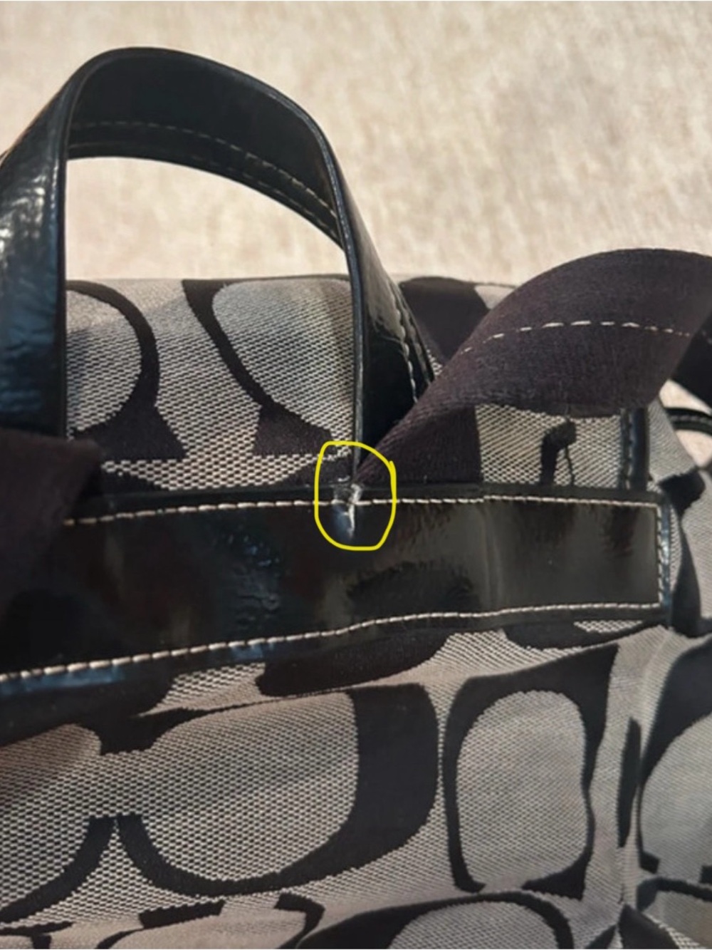 Coach Signature Backpack - Picture 7 of 13